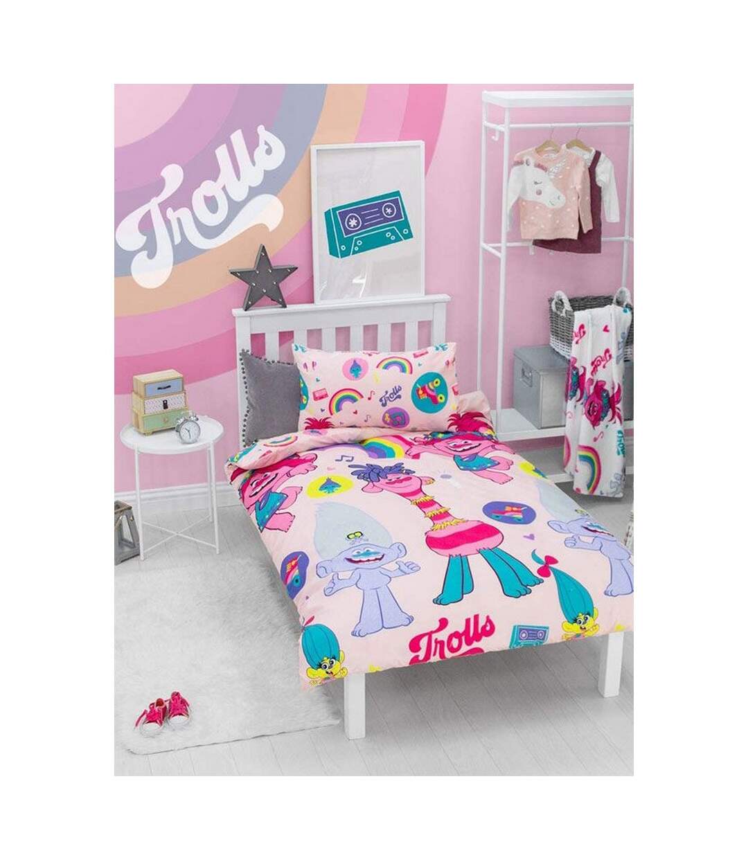 Concert duvet cover set pink Trolls 2-3