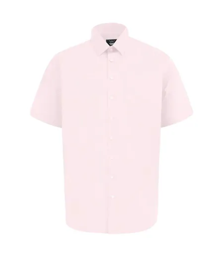 Chemise Manches Courtes Lucas Homme Rose Pâle Duke