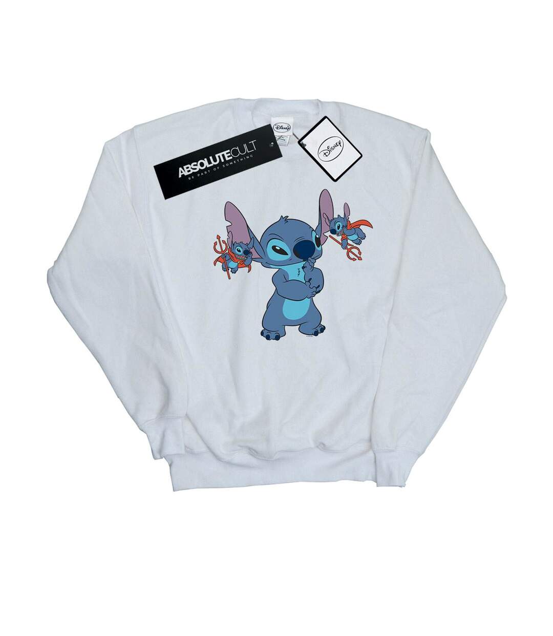 Disney - Sweat LILO AND STITCH LITTLE DEVILS - Femme (Blanc) - UTBI13058-1