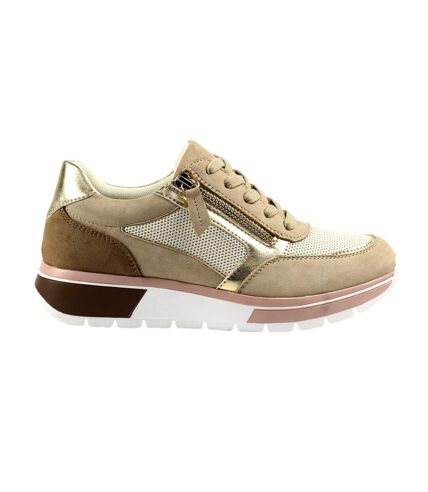 Baskets haller femme beige Lunar