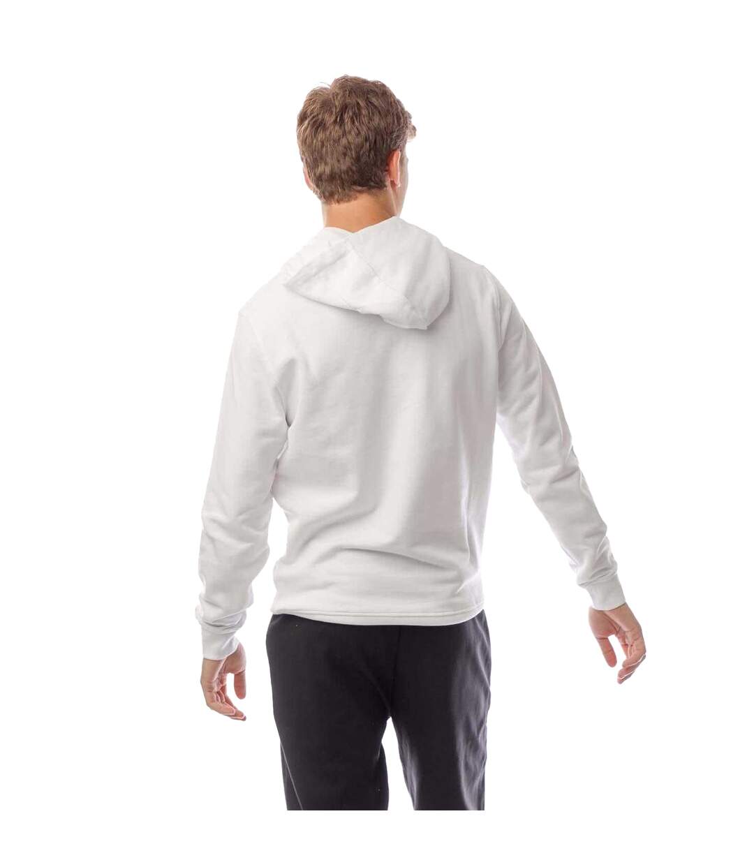Sweat À Capuche Motif Logo Homme Blanc Lyle & Scott-3