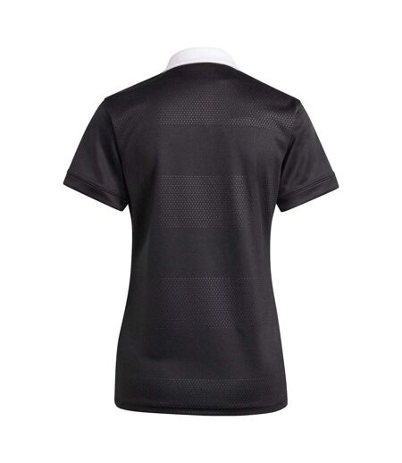 Maillot De Rugby Manches Courtes All Blacks Femme Noir Adidas