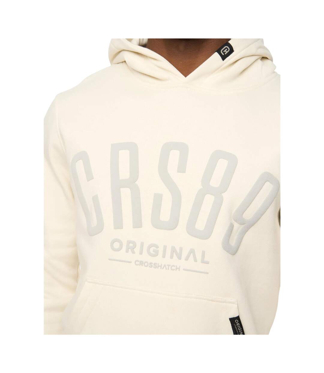 Sweat À Capuche Hallfell Homme Beige Crosshatch-4