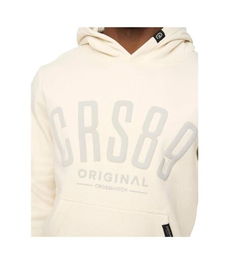 Sweat À Capuche Hallfell Homme Beige Crosshatch