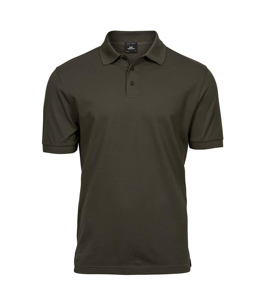 Polo manches courtes - Homme - 1405 - vert olive foncé dark