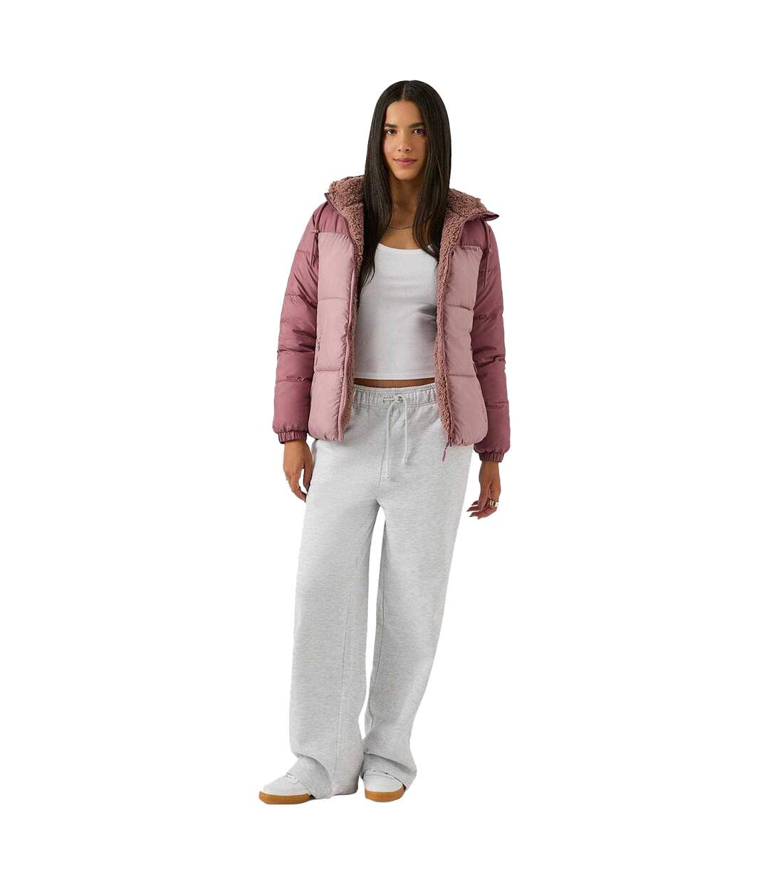 Doudoune Femme Vieux Rose Reebok-4
