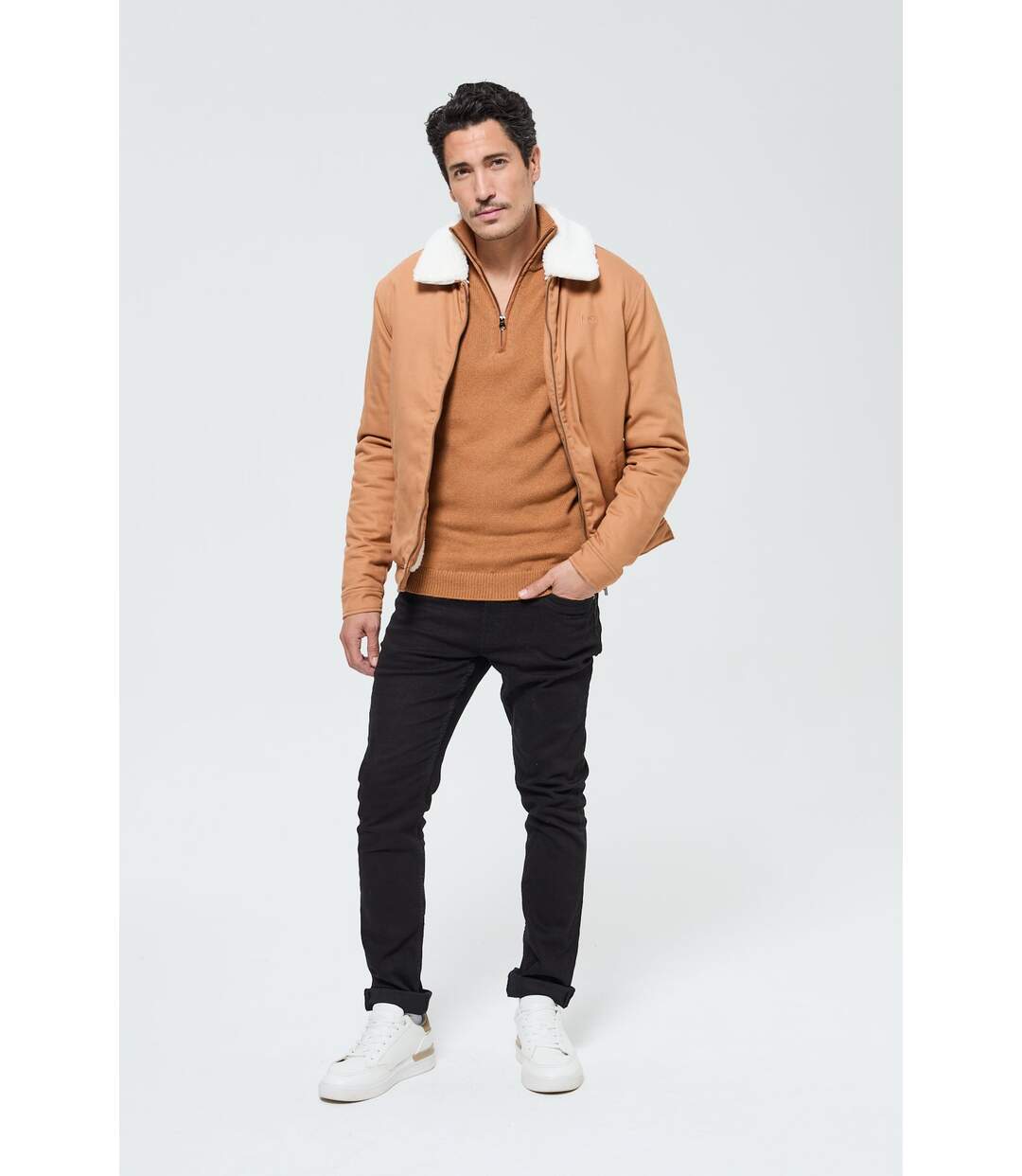 Veste Filip Camel-1