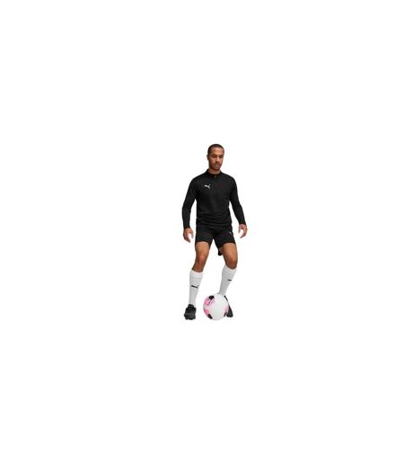 Mens Quarter Zip Track Top Black Puma