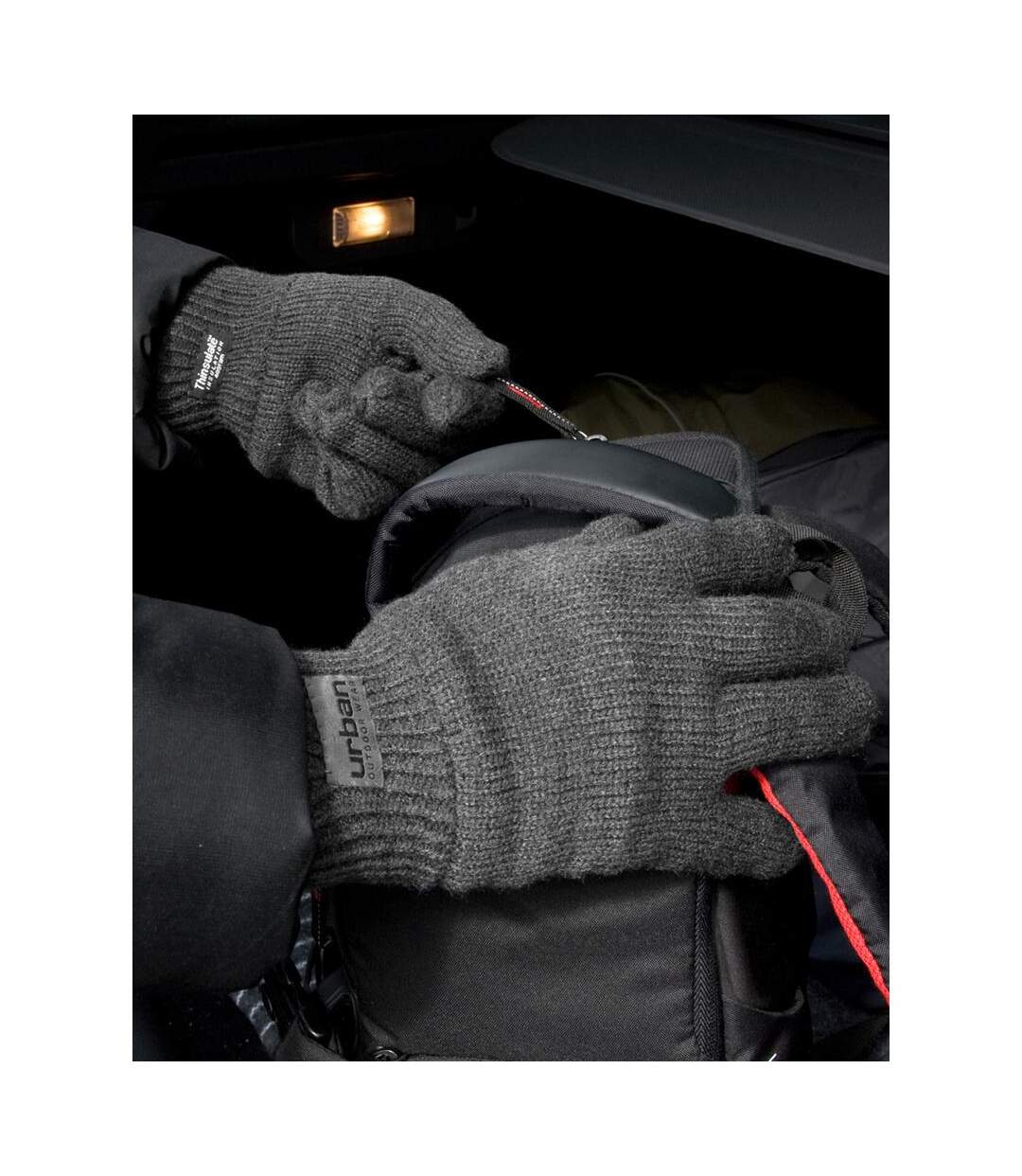 Gants Thermiques Doublés Thinsulate 40g 3m Adulte Unisexe Gris Foncé Result-3