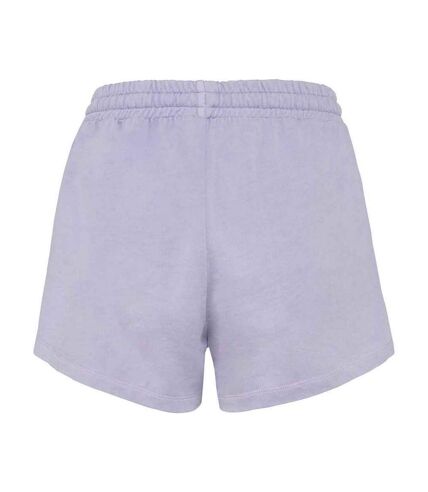 Womens/ladies french terry shorts washed parma Native Spirit