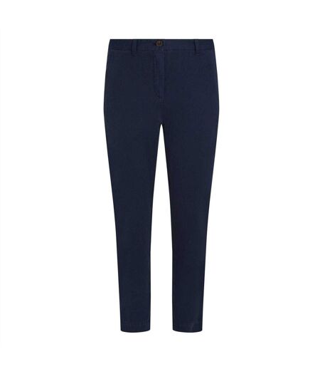 Womens/ladies Gmd Stretch Slim Chinos Navy Tommy Hilfiger