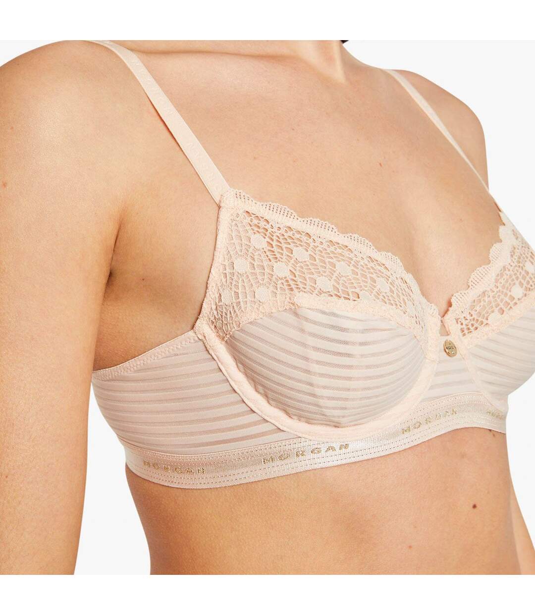 Soutien-gorge à armatures poudre Lily