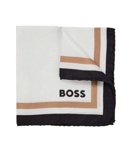 Pochette De Costume Homme Taille Unique Blanc Noir Jaune Or Boss