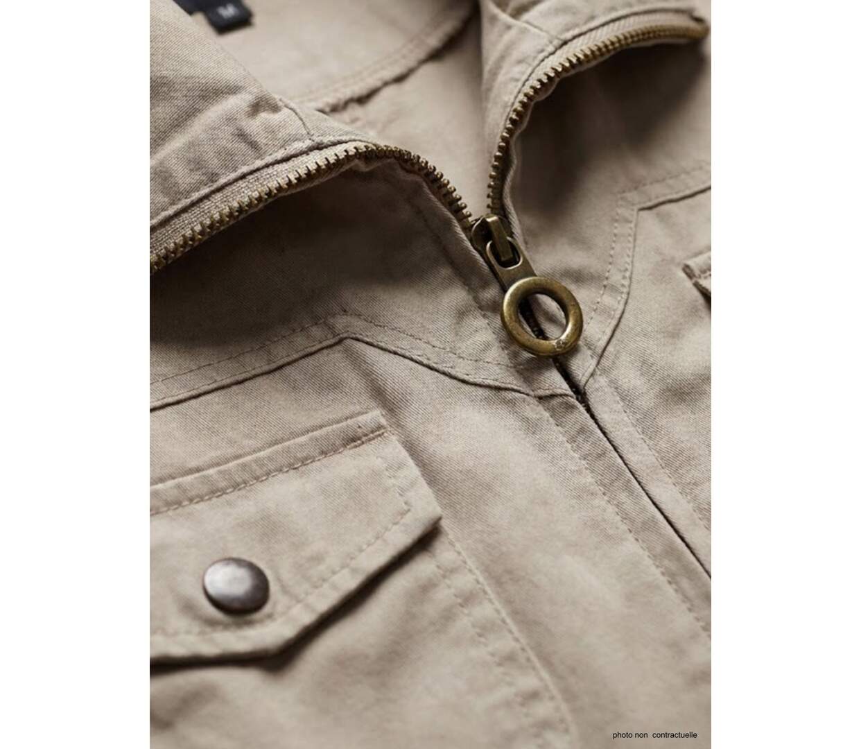 Veste Saharienne Femme Mayflower Manga2 Beige-3
