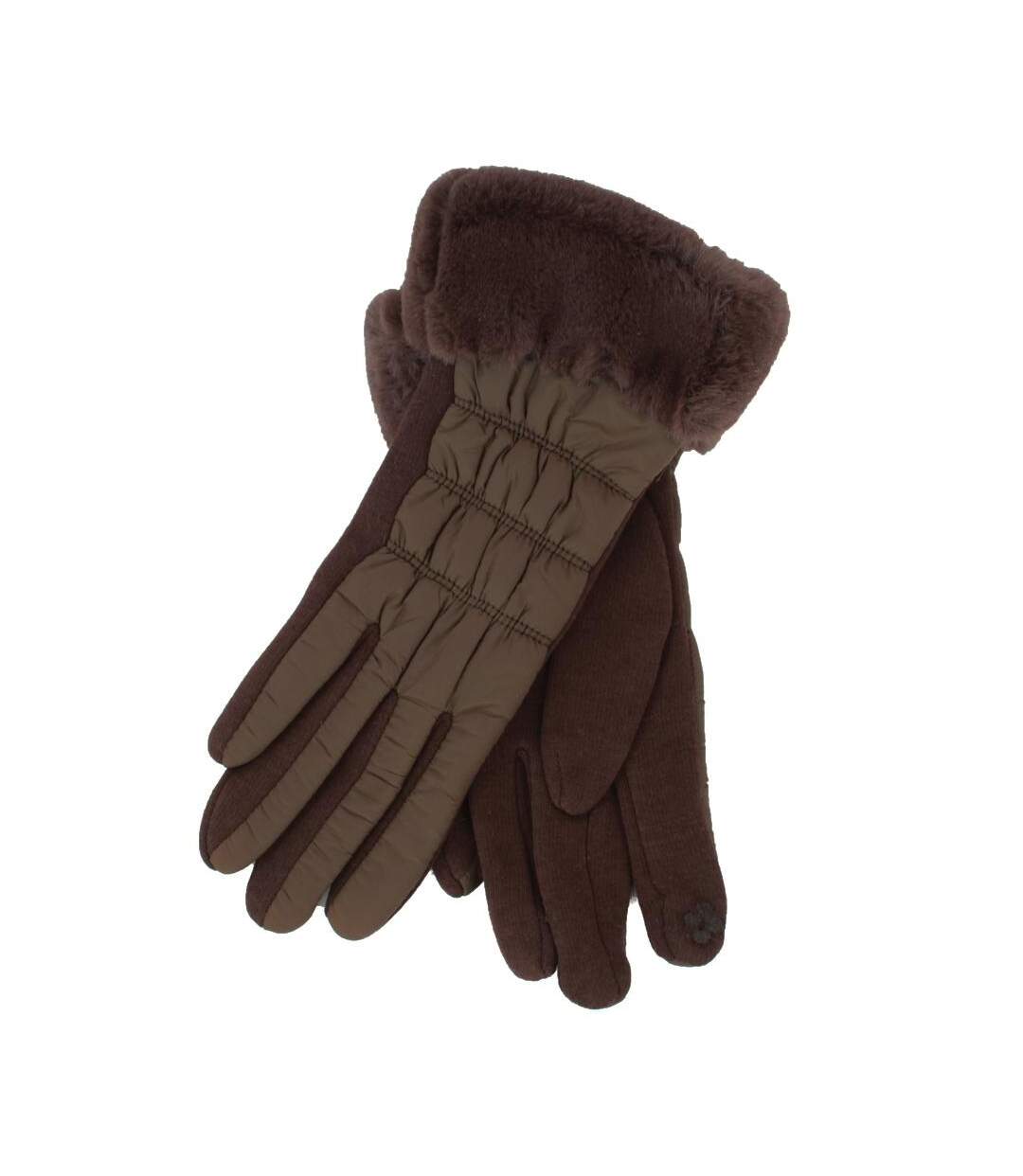 Gants d´hiver giselle femme one size marron Eastern Counties Leather