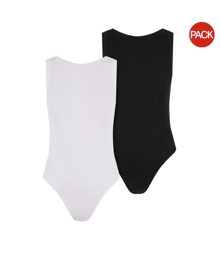 Bodys Motif/style Débardeur Femme Blanc Noir Urban Classics