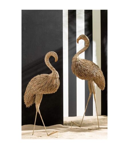 Flamant Rose Herbe Afrique 125cm Naturel
