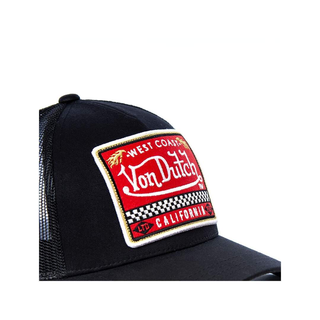 Casquette Trucker filet West Coast Noir Vondutch-3