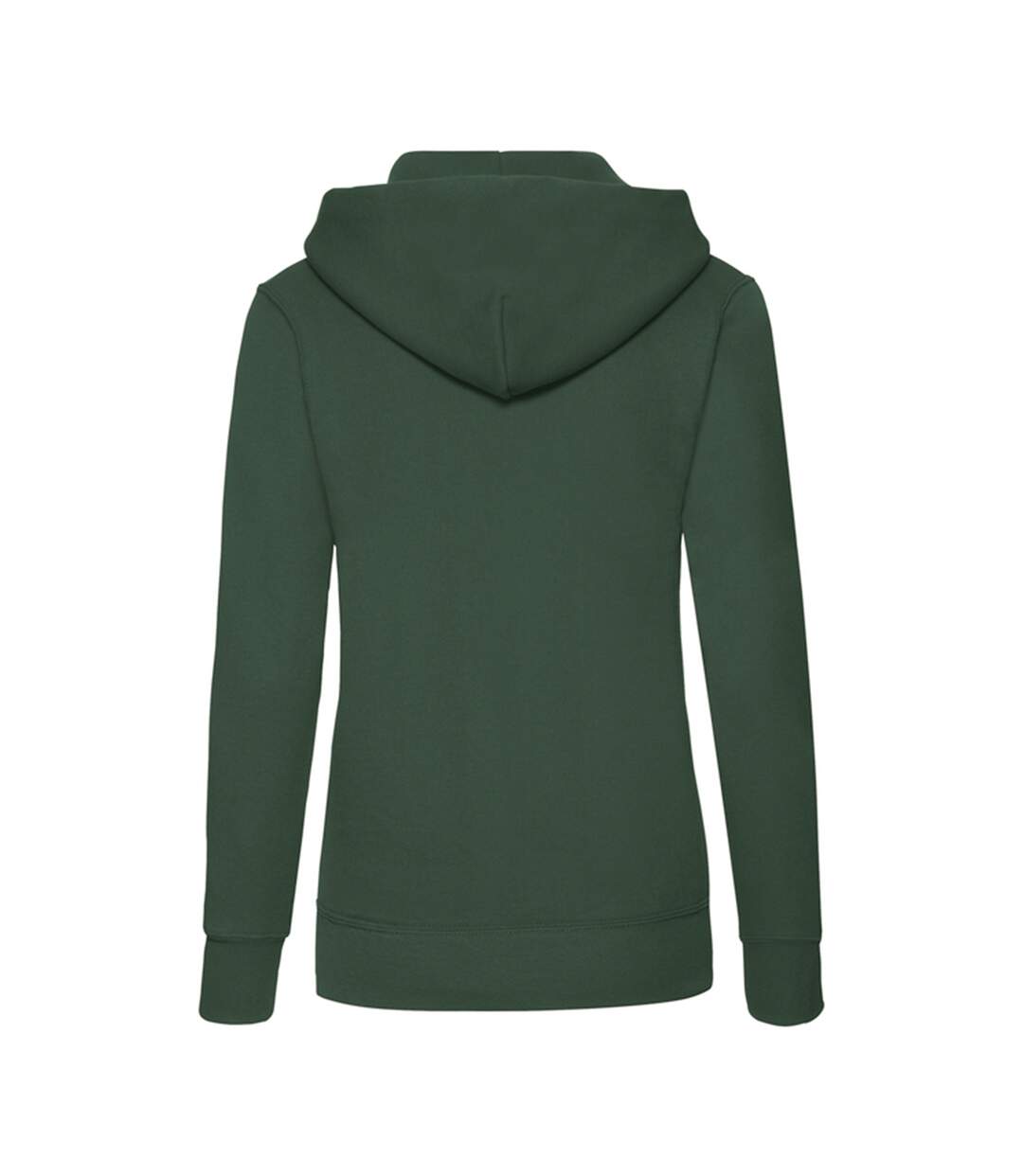 Sweat À Capuche Classic Femme Vert Bouteille Fruit Of The Loom-2