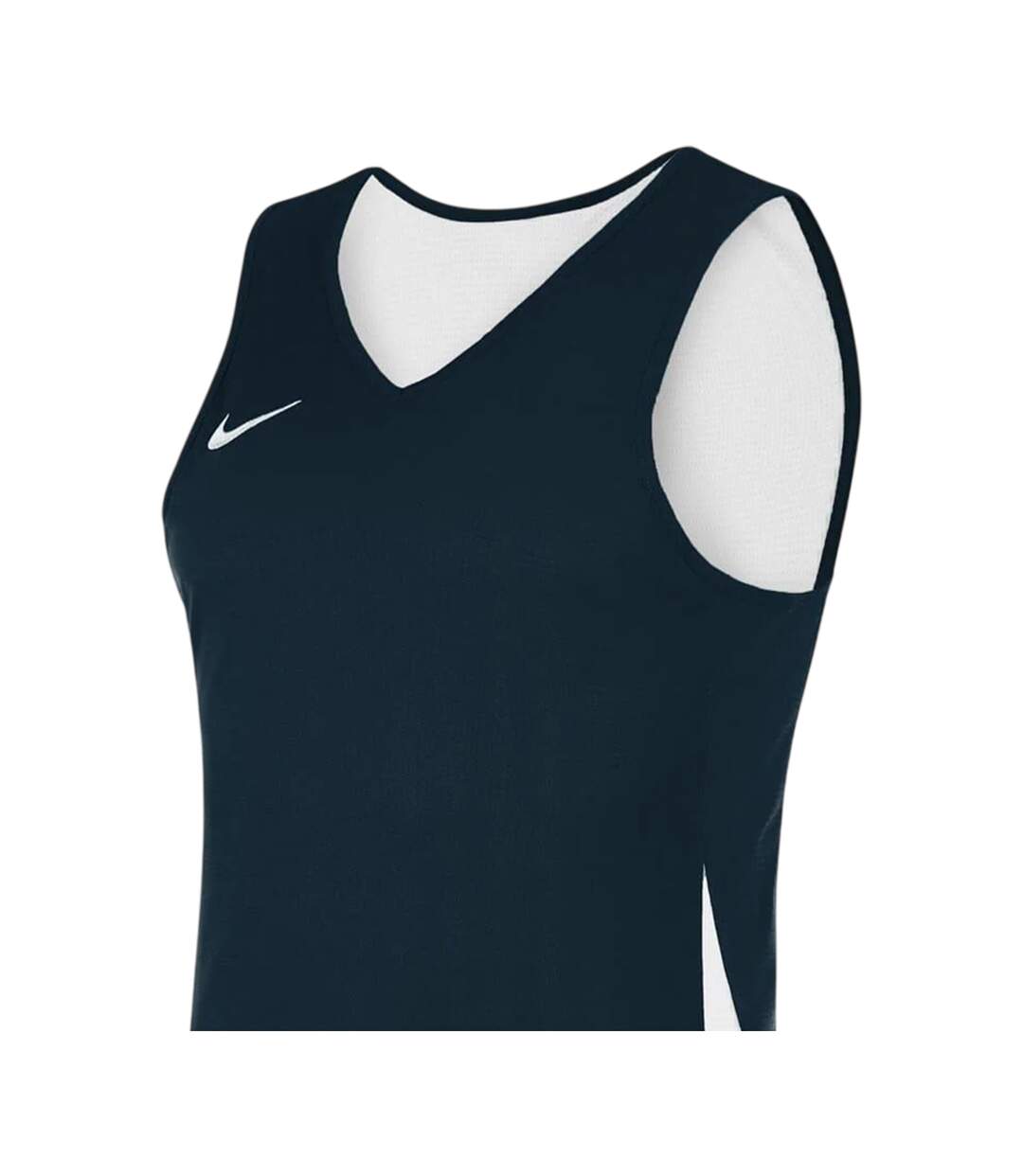 Maillot Sans Manches Motif/style Réversible Team Homme Bleu Foncé Blanc Nike-2