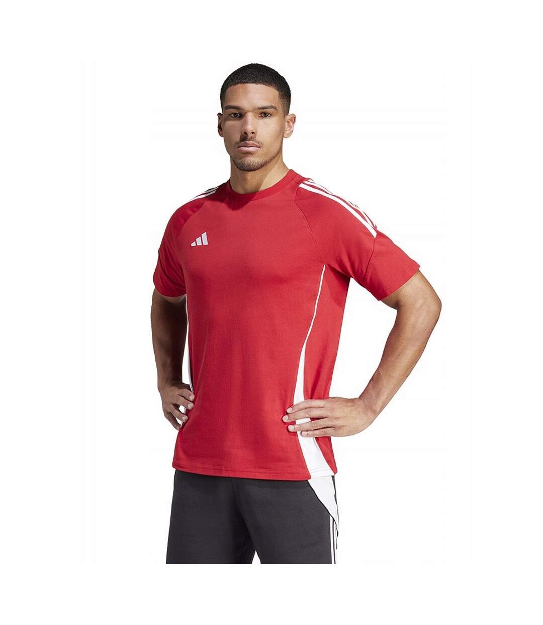 T-shirt Tiro Sweat Homme Rouge Adidas-2