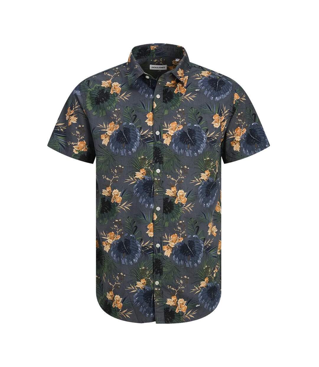 Chemise bleu/vert homme jack & jones hawaii - l-3