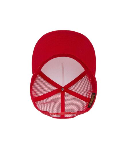 Casquette Trucker Classic Blanc Rouge Yupoong