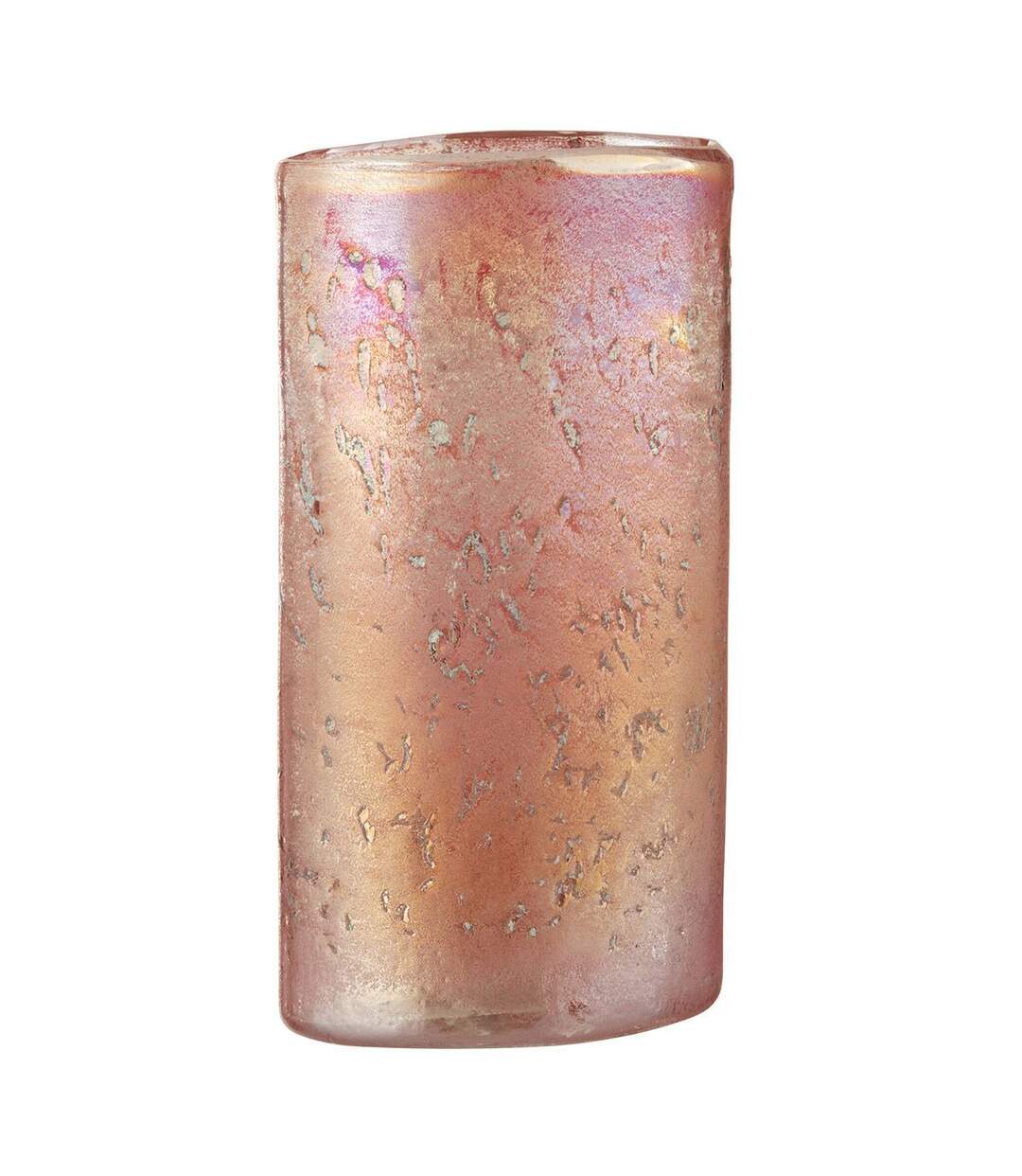 Vase Déco en Verre Lizzie 25cm Rose-1