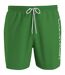Short De Bain Motif/style Logo Homme Vert Calvin Klein-1