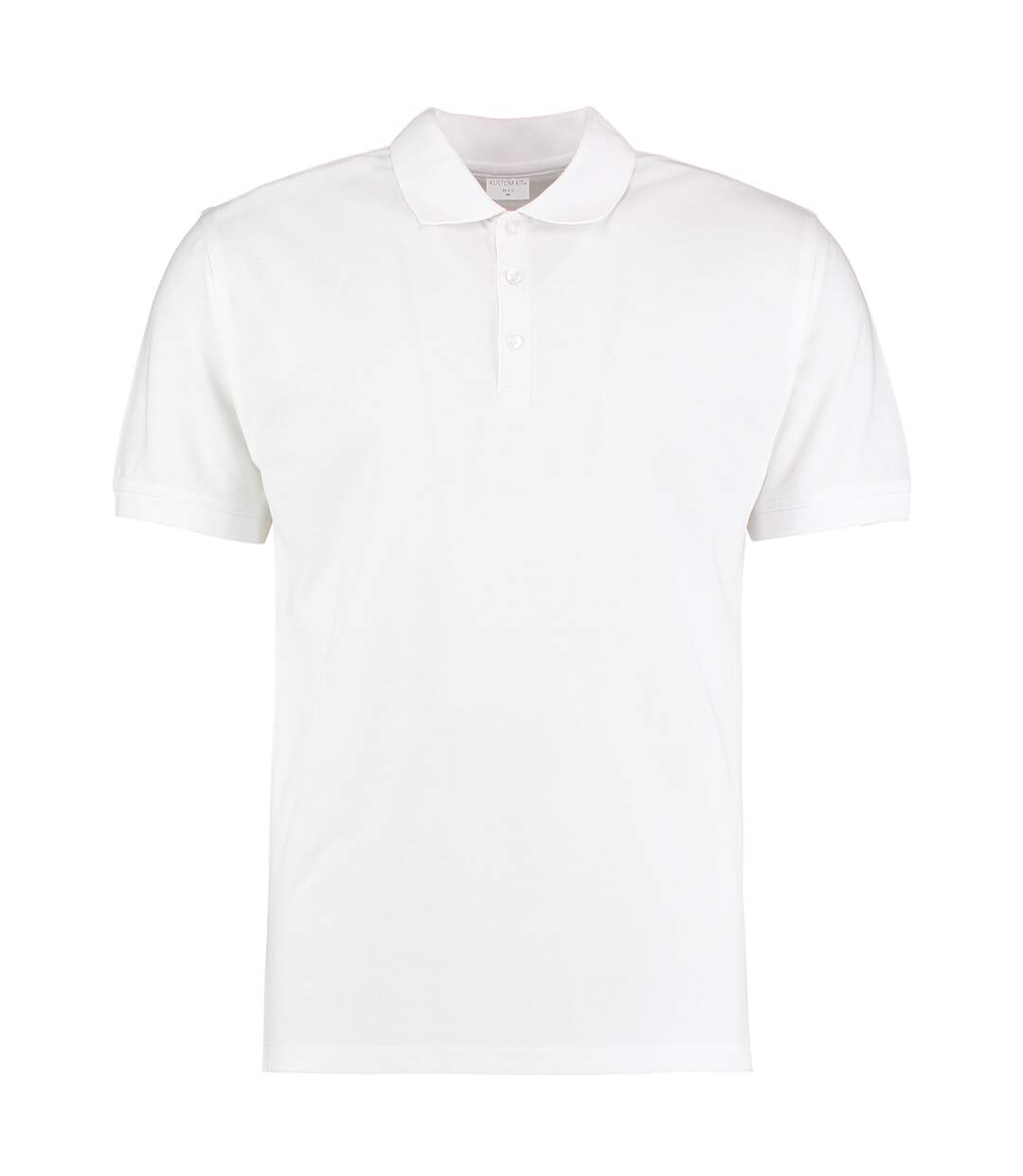 Polo à manches courtes homme blanc Kustom Kit-1