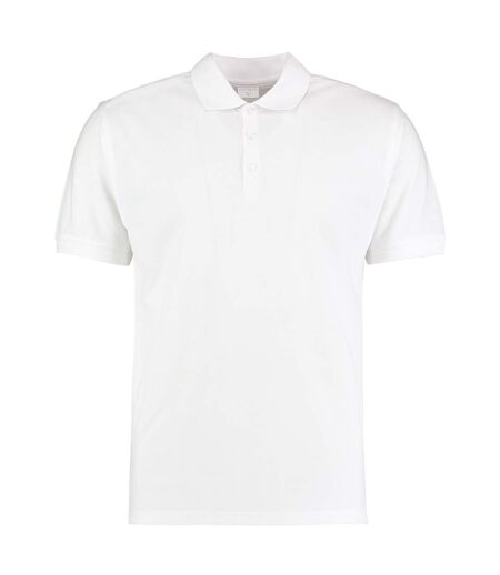 Polo à manches courtes homme blanc Kustom Kit