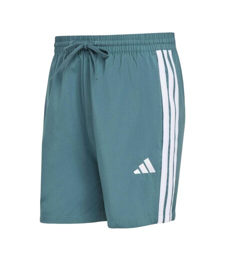 Short Motif/style 3 Rayures Homme Bleu Sarcelle Adidas
