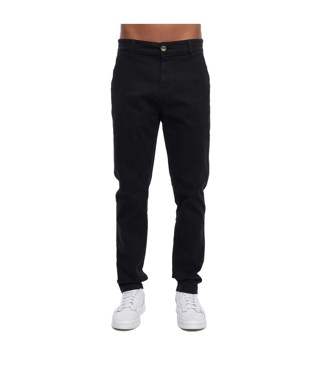 Chino Roysden Homme Noir Crosshatch-1