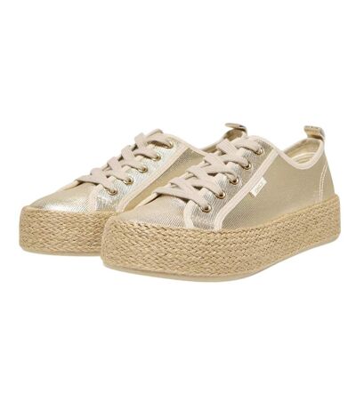 Baskets onlida femme jaune or Only
