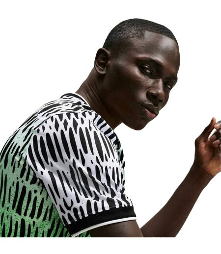 Maillot De Foot Motif/style Nigeria Fc Pre Match Homme Noir Blanc Nike