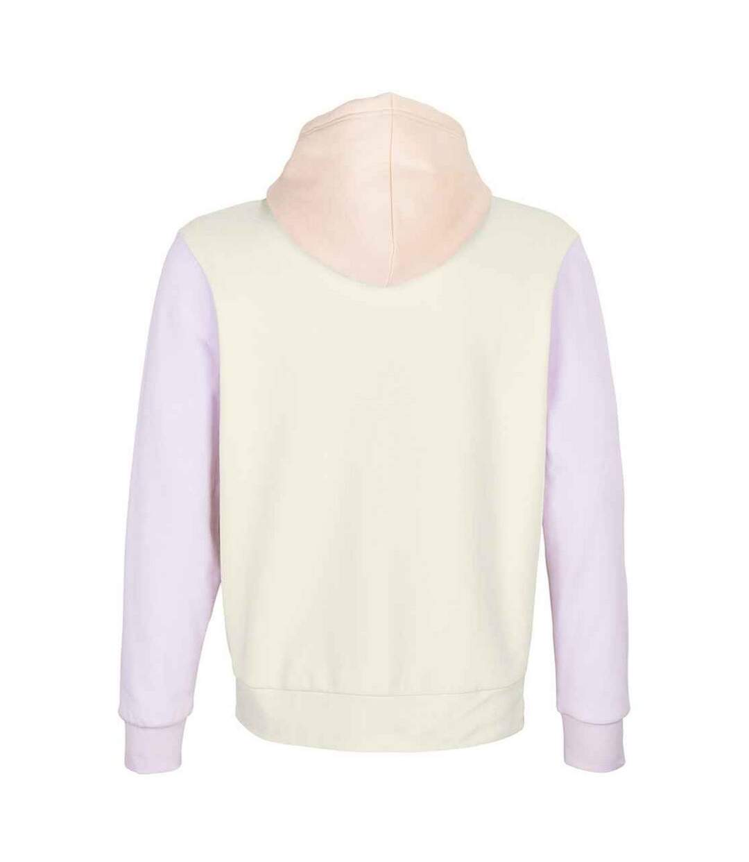 Sweat À Capuche Collins Adulte Blanc Cassé Rose Pâle Bleu Pâle SOLS-2