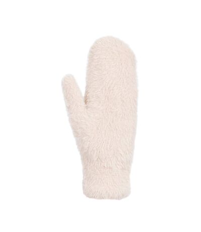 Womens/ladies Seth Knitted Ski Mittens Soft Stone Trespass
