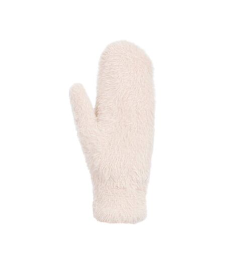Womens/ladies Seth Knitted Ski Mittens Soft Stone Trespass
