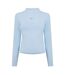 Haut Manches Longues Femme Bleu Céleste Nike-1