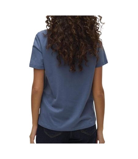 T-shirt bleu femme vero moda paulina - xs