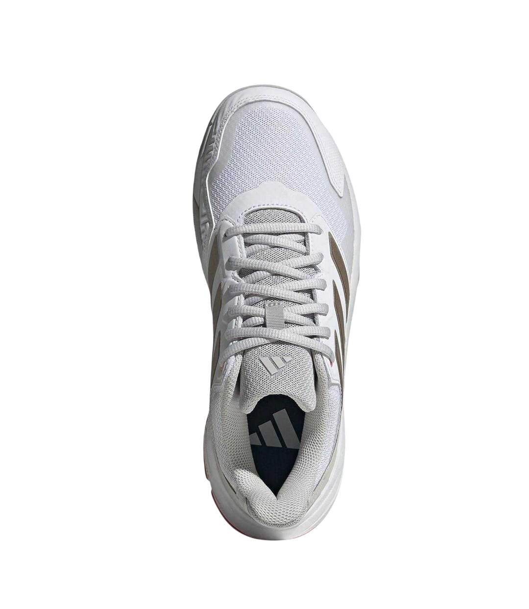 Chaussures De Tennis Motif/style 3 Rayures Courtjam Control Femme Blanc Rose Adidas-4