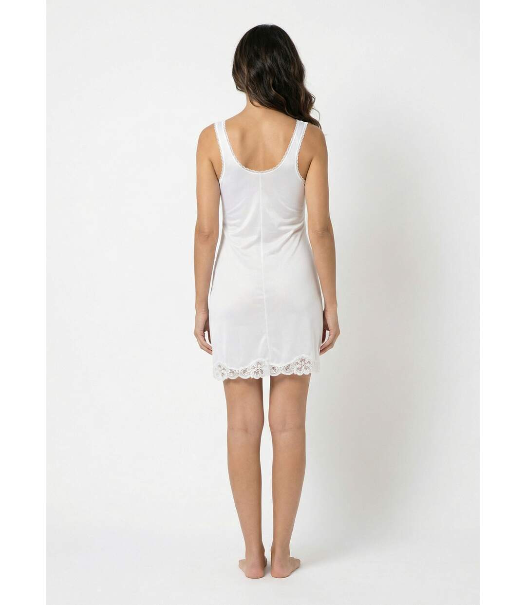 Fond de robe maille satinée 90 cm-2