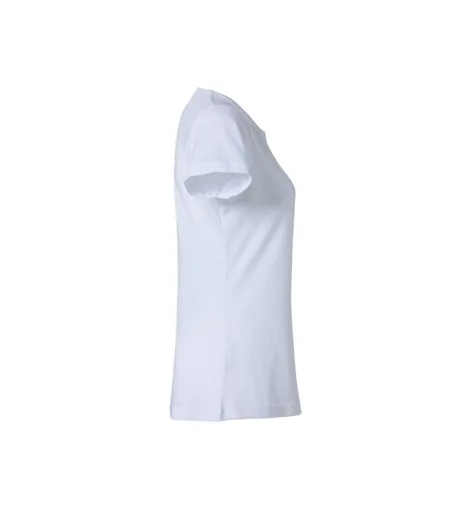 Womens/ladies Plain T-shirt White Clique