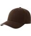 Unisex Adult Liberty Sandwich 6 Panel Sustainable Cap Brown White Atlantis-1