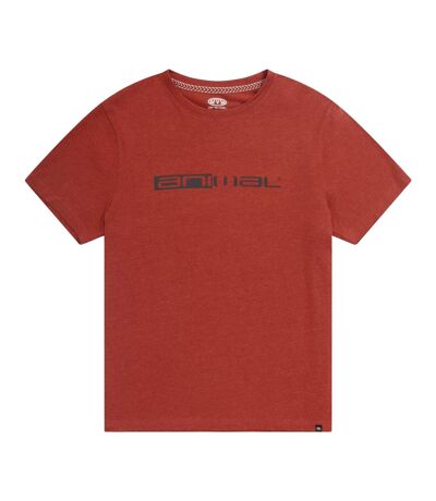 T-shirt jacob homme rouge foncé Animal