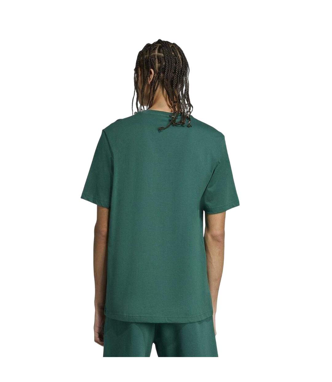 T-shirt Motif/style Logo Homme Vert Adidas-3