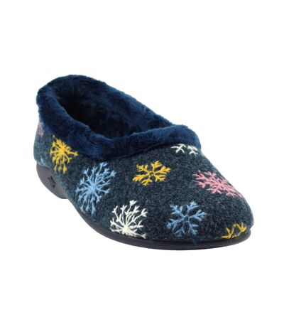 Chaussons goji femme bleu Lunar