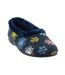 Chaussons goji femme bleu Lunar