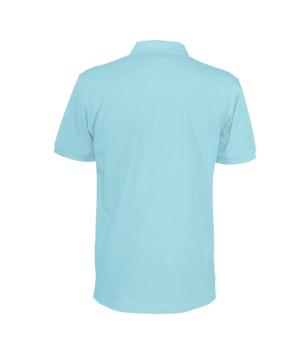 Mens Pique Polo Shirt Sky Blue Clique-2