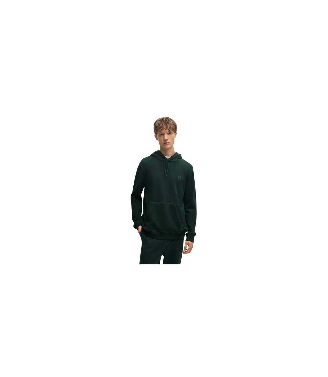 Sweat À Capuche Wetalk Homme Vert Boss-1